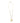 Christian Dior Dolphin Motif Rhinestone Gold Plated Necklace