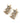 Chanel Gold Plated Star Coco Mark Earrings With Rhinestones