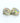 Chanel Vintage Holographic Logo Clip-On Earrings