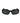 Karl Lagerfeld Black Injected Sunglasses