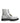 Dolce & Gabbana Gray Leather Logo Plaque Ankle Boots Shoes