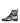 Dolce & Gabbana Metallic Silver Leather Buckle Ankle Boots Shoes