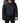 Dolce & Gabbana Black Quilted Fur Shearling Hooded  Jacket