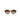 VOGUE Brown Resin Sunglasses