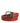 Dolce & Gabbana Red Leather Gold Tone Metal Buckle Men Belt