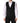 Dolce & Gabbana Black Wool Dress Men Formal Waistcoat Vest