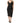 Dolce & Gabbana Black Polka Dotted Viscose Sheath Dress