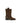 Ganni Brown Recycled Leather Lace-Up Boots