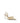 MACH & MACH Beige Silk High Heel Pumps