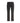7FOR Black Cotton Straight-Leg Jeans