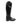 Borbonese Black Leather Women Boot
