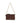 PINKO Brown Calf Leather Bos Taurus Shoulder Bag