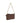 PINKO Brown Calf Leather Bos Taurus Shoulder Bag