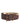 Ermanno Scervino Beige Brown Leather Canvas Metal Buckle Belt