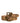 Ermanno Scervino Brown Leather Braided Metal Buckle Belt