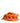 Scervino Street Orange Leather Chain Waist Metal Buckle Belt
