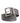 Patrizia Pepe Gray Genuine Leather Square Silver Metal Buckle Belt