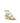Valentino Garavani Gold Calf Leather Bos Taurus Strap-On Sandals