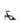 Khaite Black Calf Leather Bos Taurus Strap-On Sandals