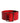 Costume National Red Wide Waist Silver Metal Buckle Belt