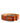 Etro Orange Genuine Leather Silver Metal Buckle Waist Belt