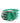 Red Valentino White Green Stripes Canvas Silver Metal Buckle Belt