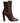 Dolce & Gabbana Brown Leather Heels Mid Calf Boots Shoes