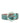 Scervino Street Women Green Leather Croco Print Studded Belt