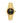 Versace Gold Stainless Steel Dress Watch