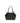 Ferragamo Black Calf Leather Bos Taurus Shoulder Bag