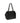 Ferragamo Black Calf Leather Bos Taurus Shoulder Bag