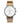 MVMT Brown Leather Dress Watch