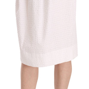 L'Autre Chose Elegant White Pencil Skirt