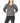 Liu Jo Gray Marabou Sweatshirt