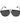 Polaroid Black Polycarbonate Sunglasses