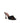 Amina Muaddi Black Fabric Sandals