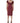 Dolce & Gabbana Maroon Silk Sweetheart Sheath Midi Dress
