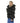 Mr&Mrs Italy Black Poly Jacket with Lamb Fur Hood for Women