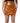 Dolce & Gabbana Metallic Orange Ruched Lame Bodycon Mini Skirt