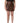 Dolce & Gabbana Brown Leather High Waist Bodycon Mini Skirt