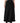 MSGM Black High Waist Pleated A-line Long Maxi Women Skirt