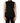 Dolce & Gabbana Black Cotton Sleeveless Collared Blouse Top