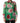 Dolce & Gabbana Green CarnationPrint Silk Collared Blouse Top