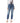 Gas Blue Cotton Straight-Leg Jeans