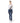 Gas Blue Cotton Slim Fit Jeans