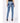 Gas Blue Cotton Slim Fit Jeans