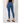 Gas Blue Cotton Skinny Jeans