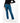 Gas Blue Cotton Slim Fit Jeans