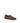 Santoni Brown Calf Leather Bos Taurus Slip-On Loafers