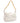 Jimmy Choo White Diamond Hobo Leather Shoulder Bag